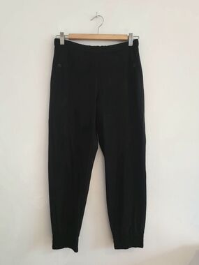 Sarah Pacini Black Relaxed Trousers